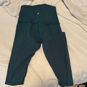 lululemon athletica Dark Green Leggings